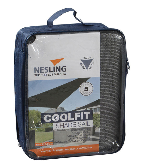  Nesling Sonnensegel Coolfit, Dreieckig, Ca. B360/T360 Cm
