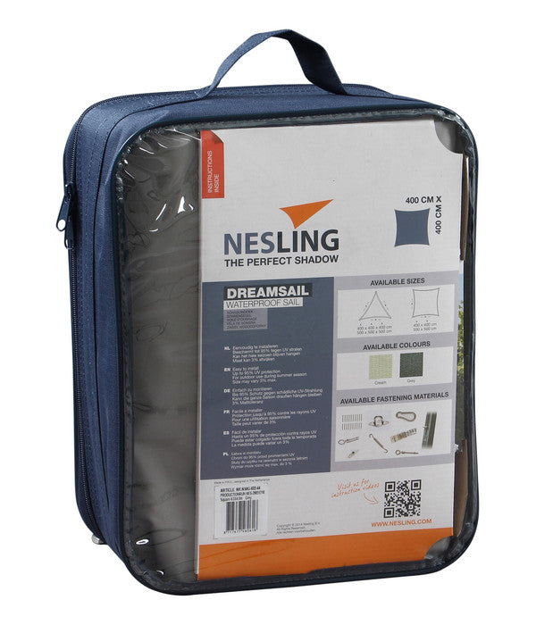  Nesling Sonnensegel Dreamsail, Quadratisch, Ca. B400/T400 Cm