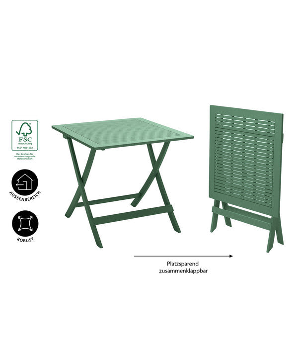  Dehner Klapptisch Stavanger, Ca. B80/H75/T80 Cm