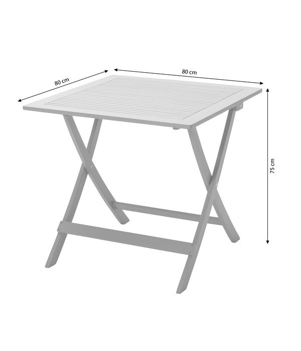  Dehner Klapptisch Stavanger, Ca. B80/H75/T80 Cm