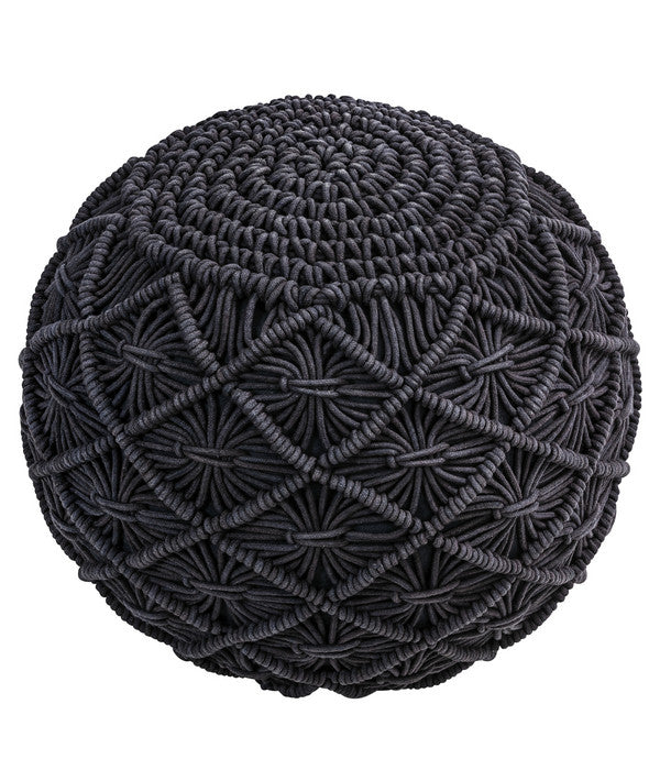  Dehner Pouf Sanna, Ca. Ø40/H40 Cm