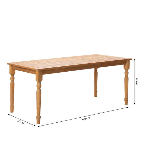  Dehner Diningtisch Savona, Ca. B180/H76/T90 Cm