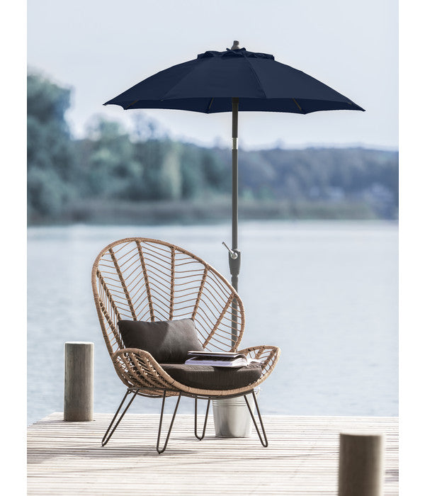  Dehner Sonnenschirm Vido, Rund, Ca. Ø150 Cm