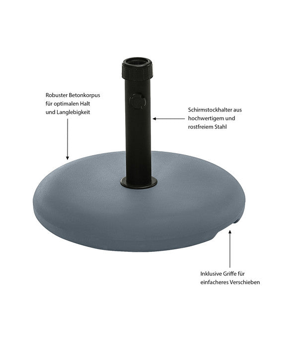  Dehner Betonschirmständer, 25 Kg