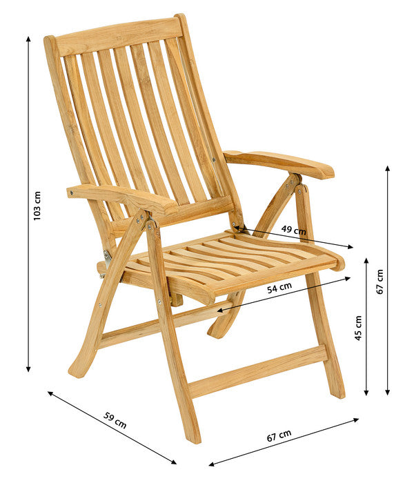  Dehner Klappsessel Havanna