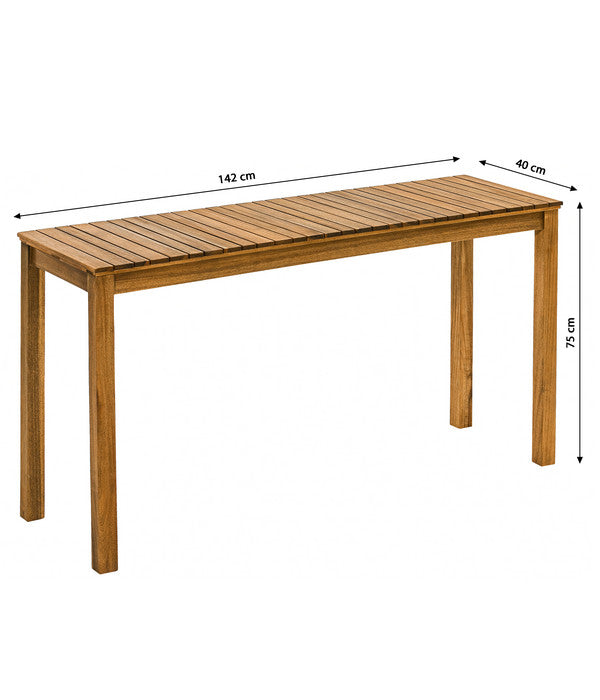  Dehner Balkontisch Macao, Ca. B142/H75/T40 Cm