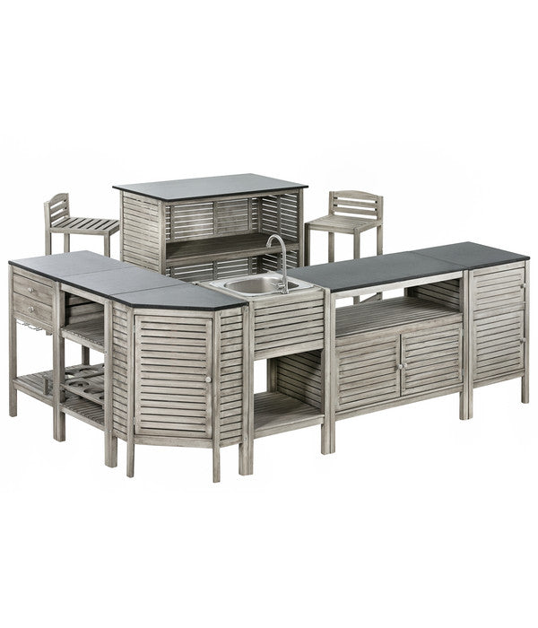  Dehner Doppelschrank Southampton, Ca. B100/H90/T50 Cm