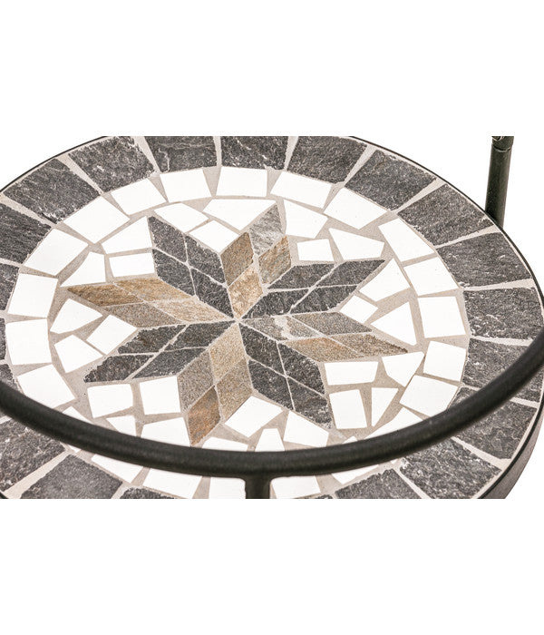  Dehner Mosaikbeistelltisch Diana, Ca. Ø41/H74 Cm