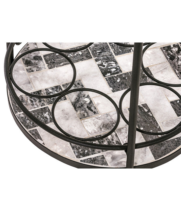  Dehner Mosaikbeistelltisch Letizia, Ca. Ø41/H74 Cm