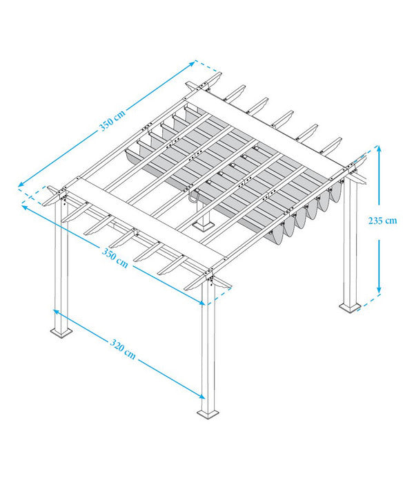  Paragon Pavillon Gazebo Florida 11x11