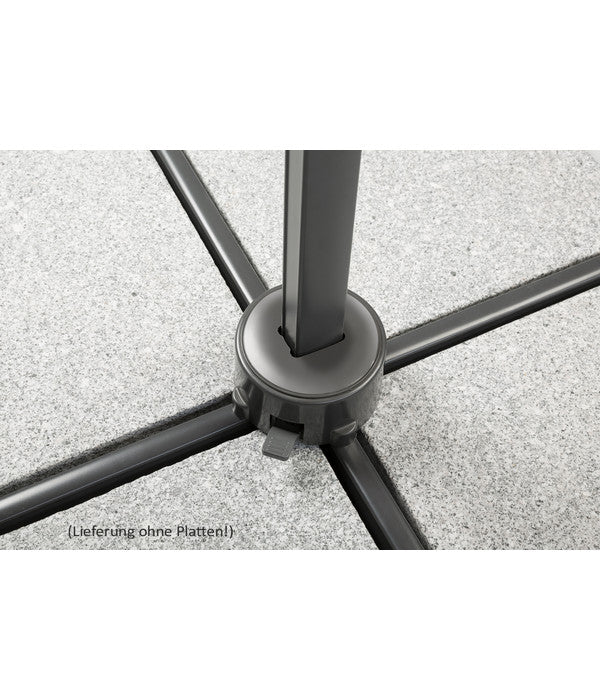  Schneider Ampelschirm Rhodos Junior, Quadratisch, Ca. B270/T270 Cm