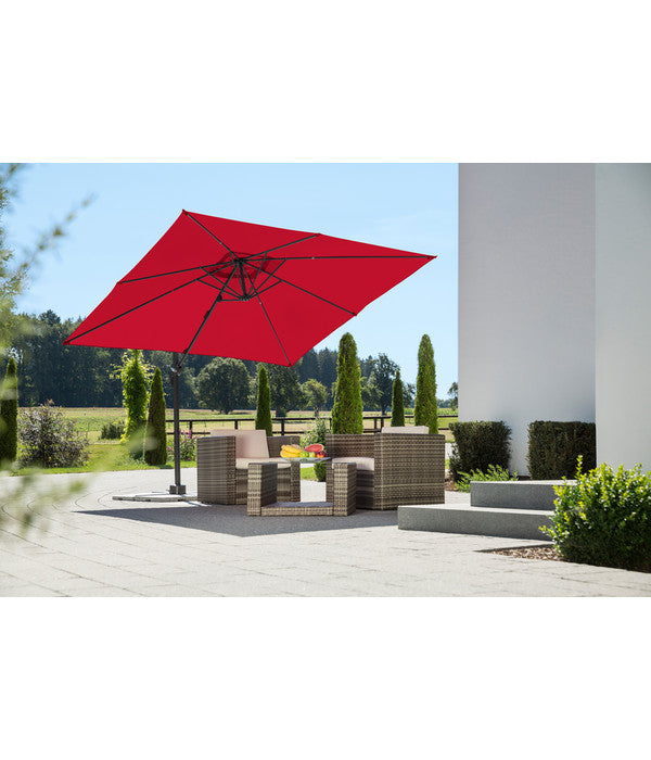  Schneider Ampelschirm Rhodos Junior, Quadratisch, Ca. B270/T270 Cm