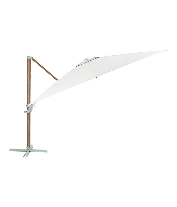  Dehner Ampelschirm Zypern, Holzoptik, Quadratisch, Ca. B300/T300 Cm
