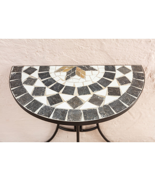  Dehner Mosaiktisch Diana Halbrund, Ca. B60/H72,5/T31,5 Cm