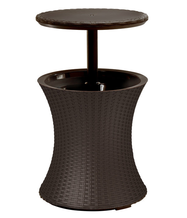  Keter Beistelltisch Pacific Cool Bar, Ca. Ø49,5/H57-82,5 Cm