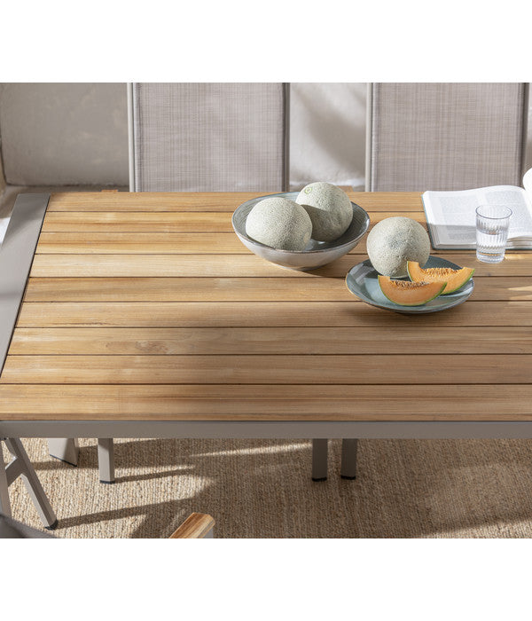  Dehner Holz-Ausziehtisch Cleveland, Ca. B160-240/H76/T101 Cm