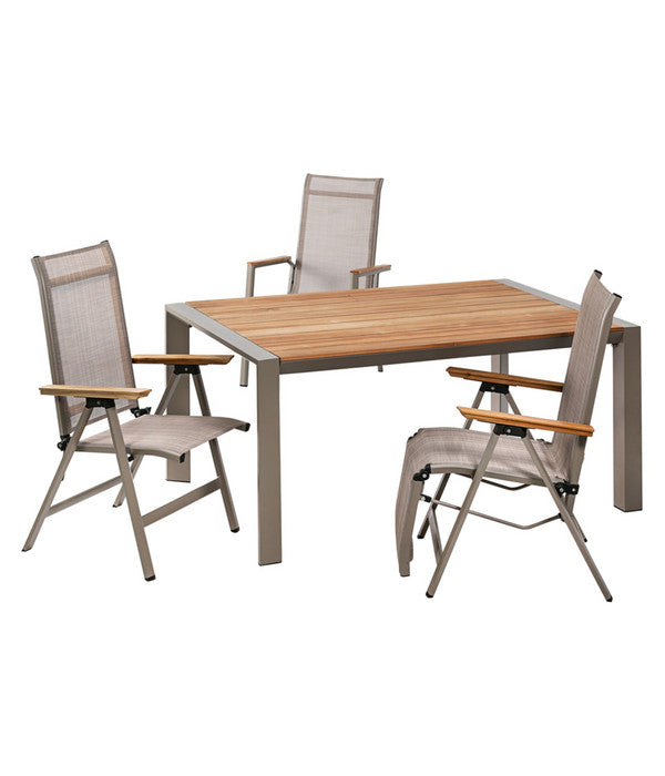  Dehner Holz-Ausziehtisch Cleveland, Ca. B160-240/H76/T101 Cm