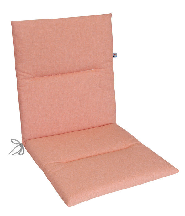  KETTtex Niederlehnerpolster Lindos Peach, Ca. B100/H4/T50 Cm