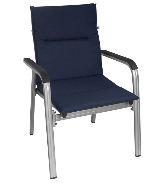  KETTtex Niederlehnerpolster Lindos Dunkelblau, Ca. B100/H4/T50 Cm
