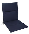  KETTtex Niederlehnerpolster Lindos Dunkelblau, Ca. B100/H4/T50 Cm