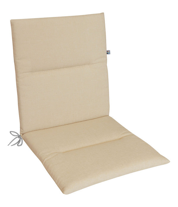  KETTtex Niederlehnerpolster Lindos Beige, Ca. B100/H4/T50 Cm