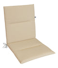  KETTtex Niederlehnerpolster Lindos Beige, Ca. B100/H4/T50 Cm