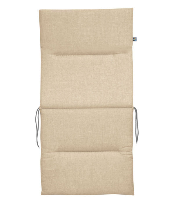 KETTtex Niederlehnerpolster Lindos Beige, Ca. B100/H4/T50 Cm