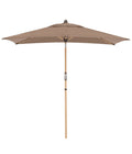  Doppler Sonnenschirm Aluwood Ultra, Rechteckig, Ca. B210/T140 Cm