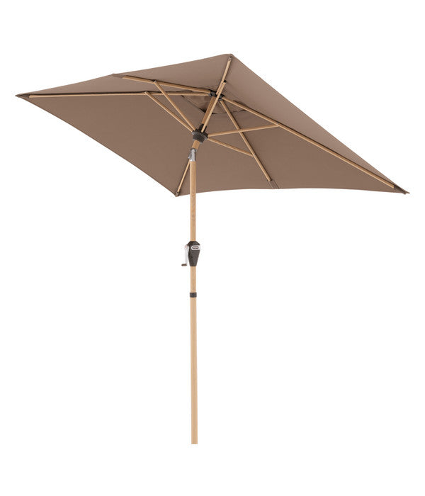  Doppler Sonnenschirm Aluwood Ultra, Rechteckig, Ca. B210/T140 Cm