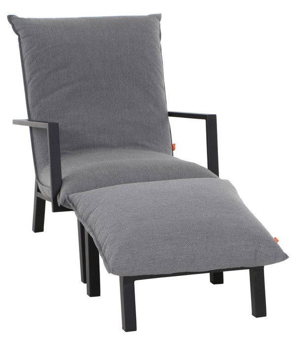  Siena Garden Loungesessel Rockford Inkl. Hocker